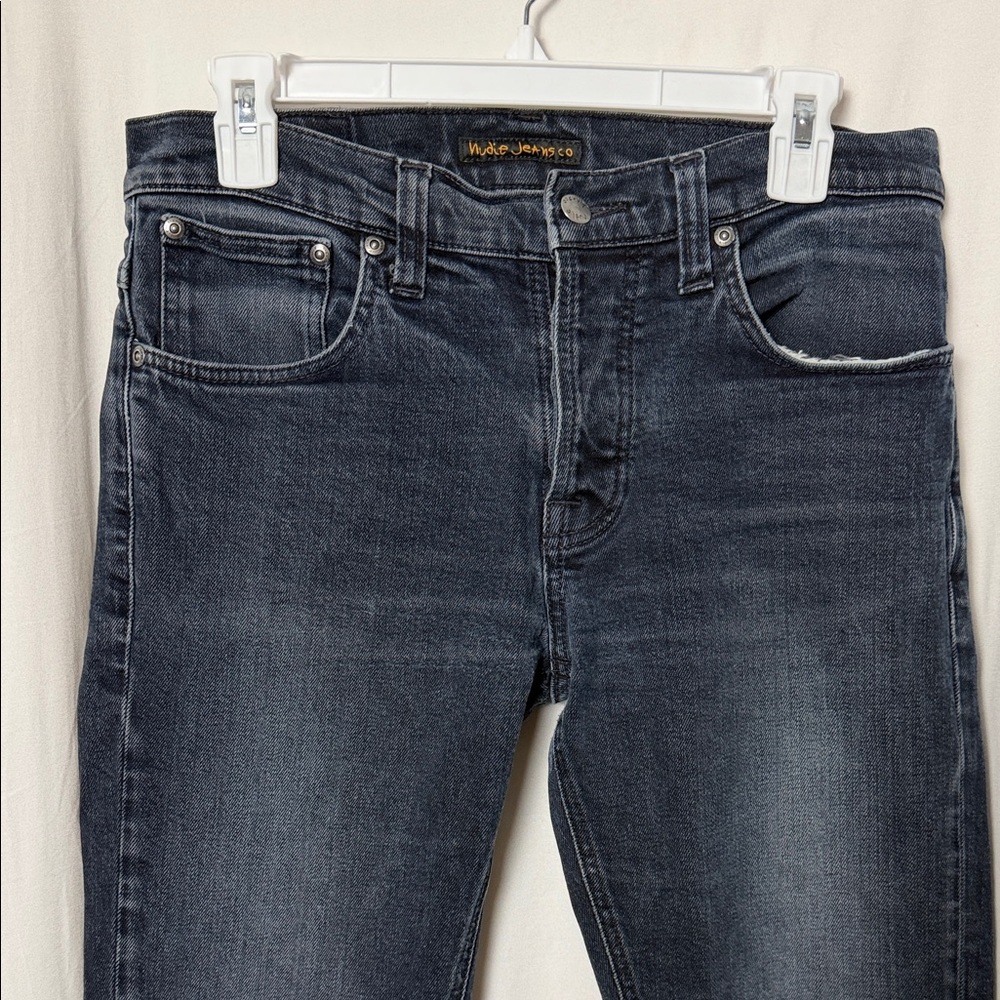 Nudie Jeans Men's Grim Tim Dark Blue Jeans Size 30x32 - Picture 2 of 10